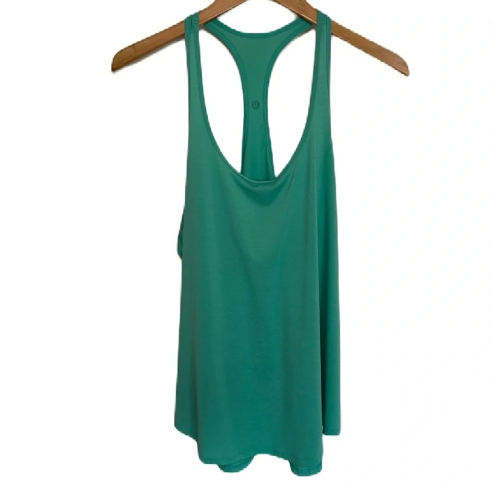 Lululemon Women's Green Tech Mesh Singlet Size 10 Large‎